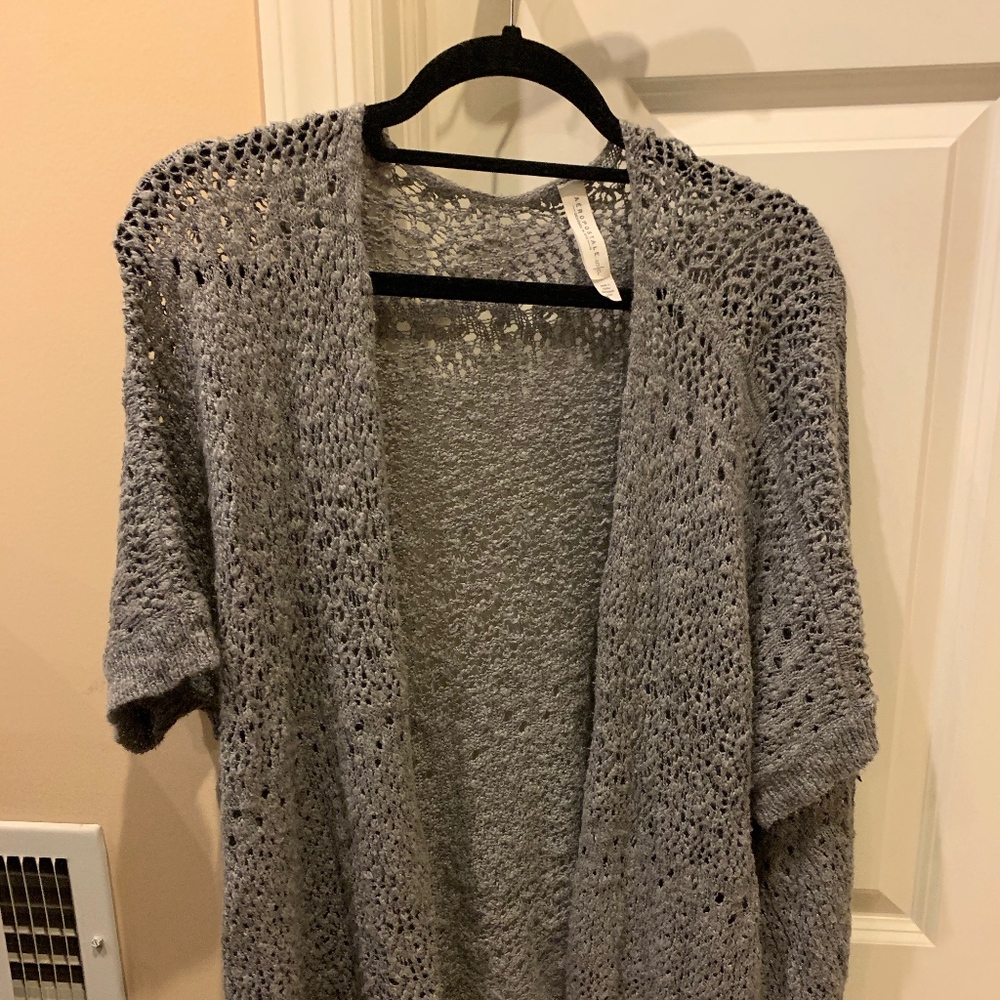 Aeropostale Grey Shrug Cardigan